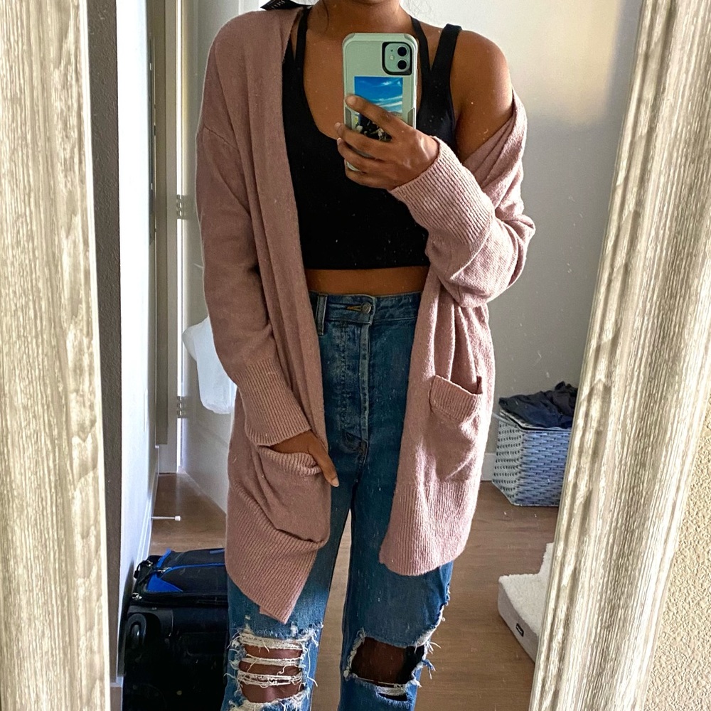 Dusty Pink Cardigan NWT